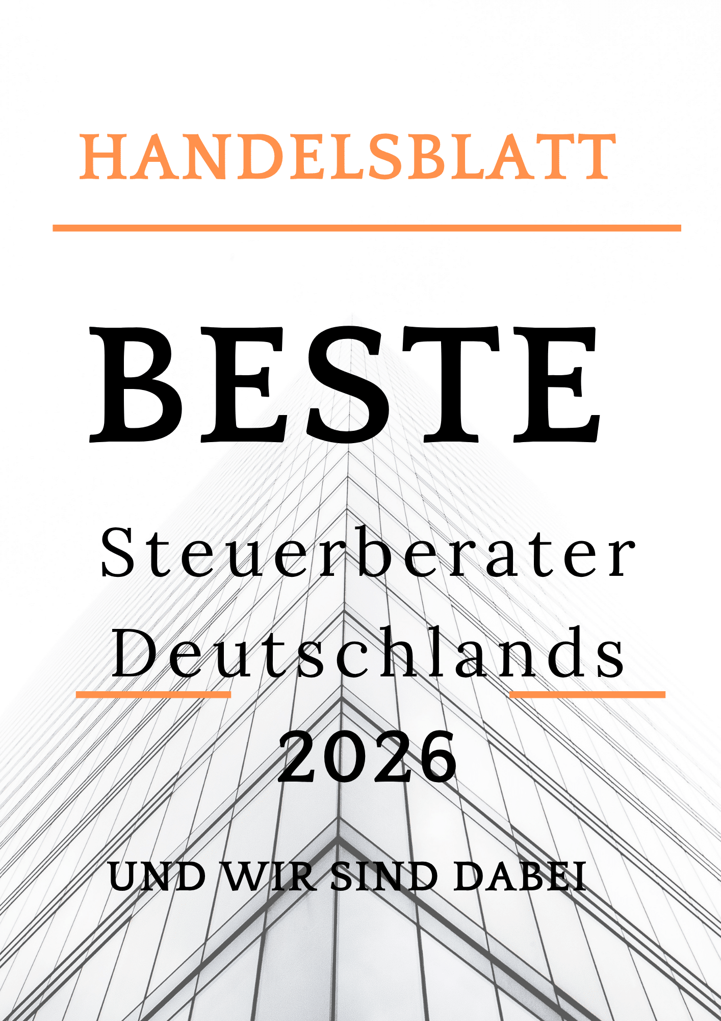Handelsblatt Beste Steuerberater Deutschlands 2026 wir sind dabei